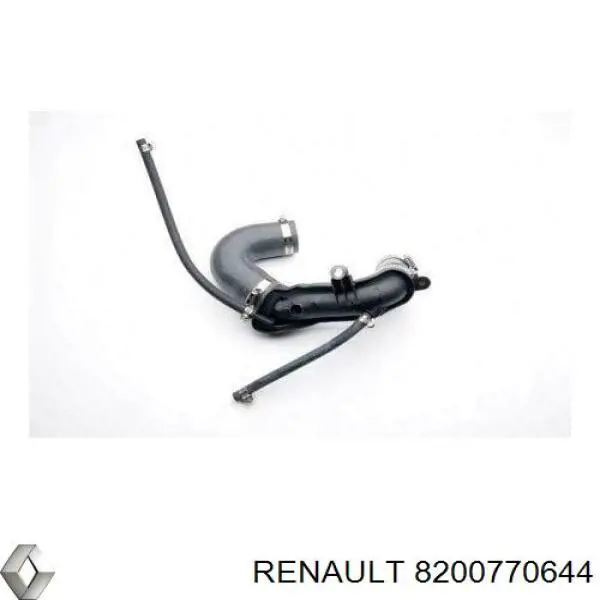 Купить 8200770644 Renault (RVI) Патрубок воздушный, выход из турбины/компрессора (наддув)