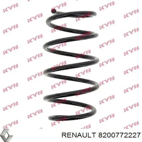 Передняя пружина 8200772227 Renault (RVI)