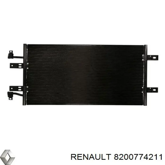 8200774211 Renault (RVI) radiador de aparelho de ar condicionado