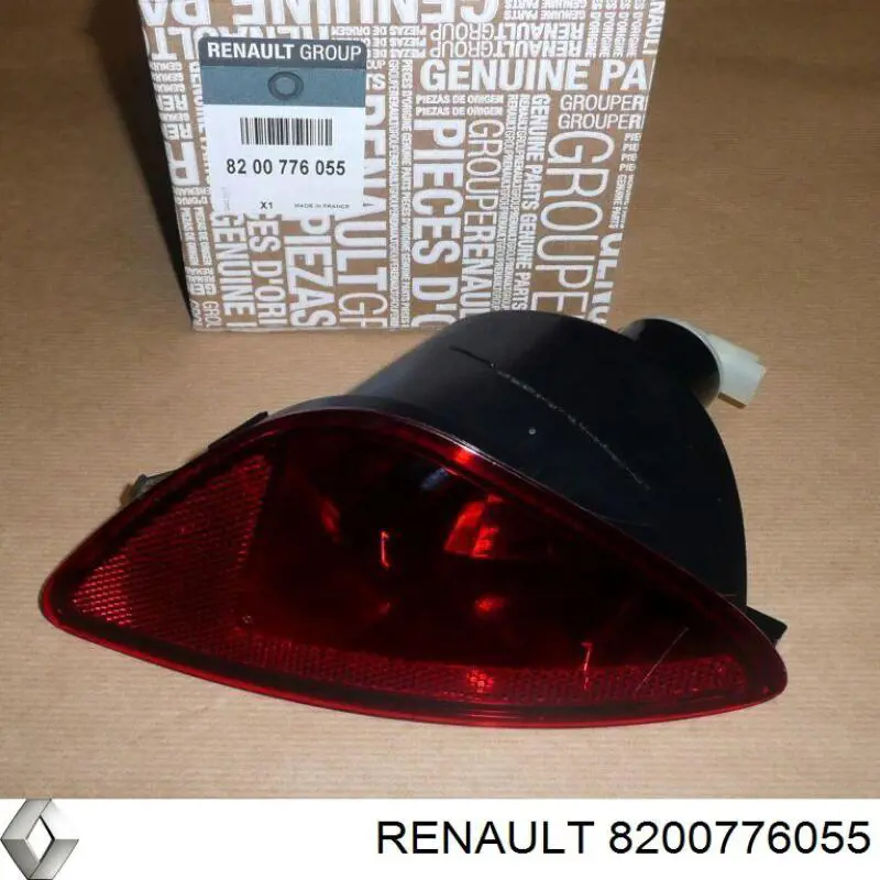 Фонарь заднего бампера левый Renault (RVI) 8200776055 цена, от 15.22 USD