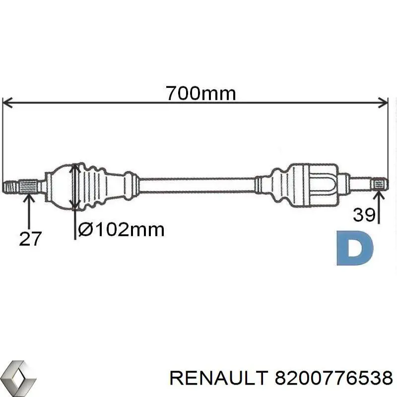  Renault (RVI) 8200776538 цена, от 25.34 USD