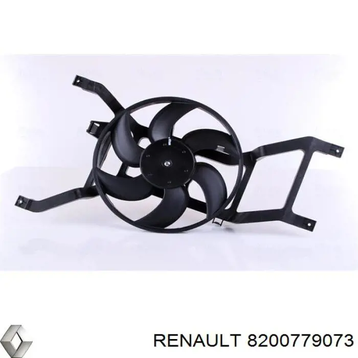 Купить 8200779073R Renault (RVI) Электровентилятор охлаждения в сборе (мотор+крыльчатка)