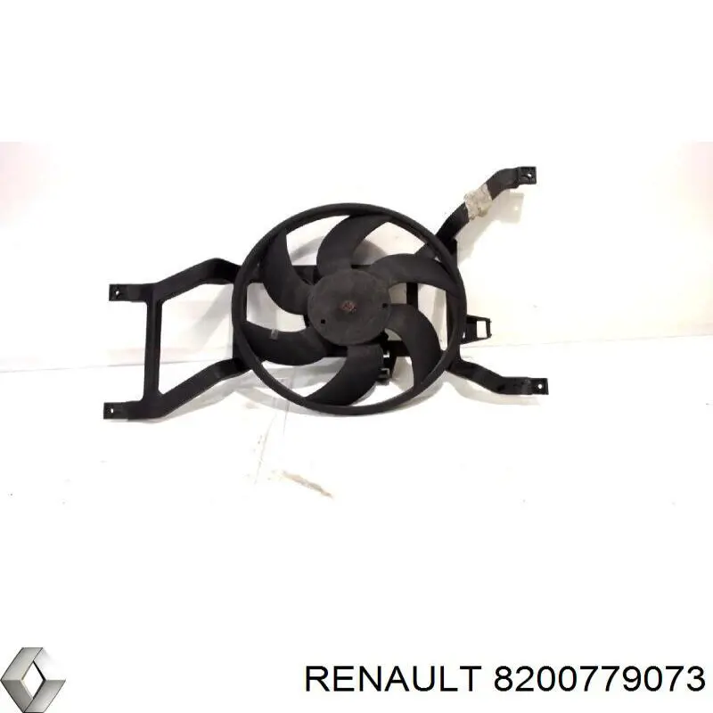 8200779073 Renault (RVI) электровентилятор охлаждения в сборе (мотор+крыльчатка)