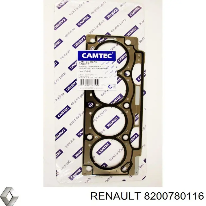 8200780116 Renault (RVI) прокладка гбц