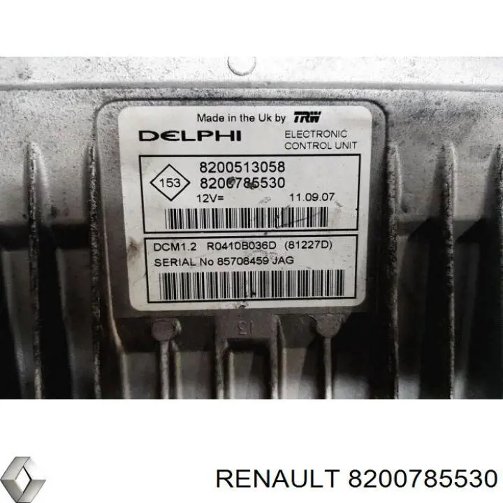 Купить 8200785530 Renault (RVI) Электронный блок управления двигателем
