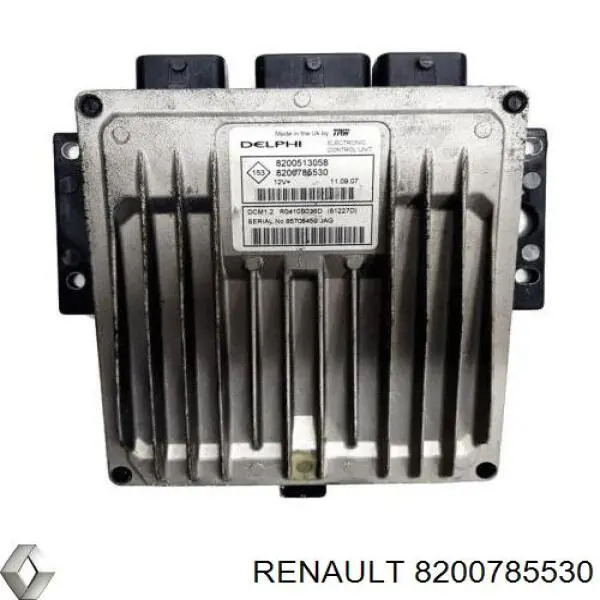 Блок управления двигателем 8200785530 Renault (RVI)