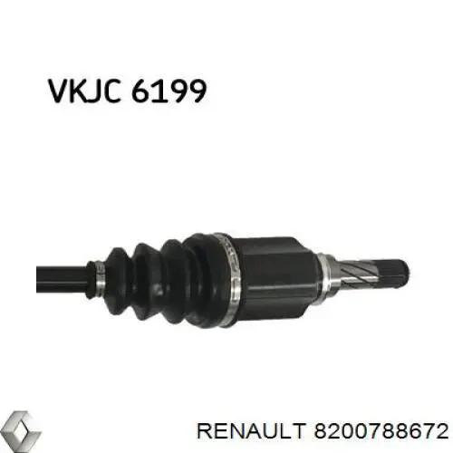 Купить 8200788672 Renault (RVI) Привод в сборе левый