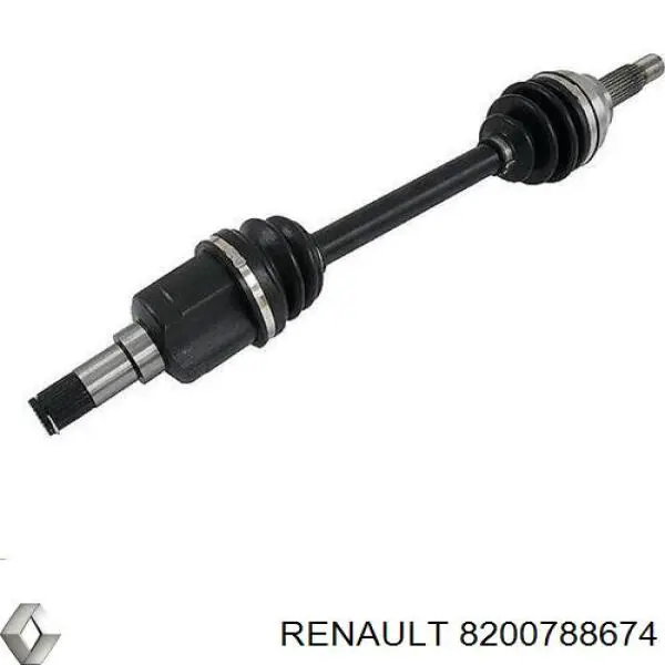 8200788674 Renault (RVI) semieixo (acionador dianteiro direito)