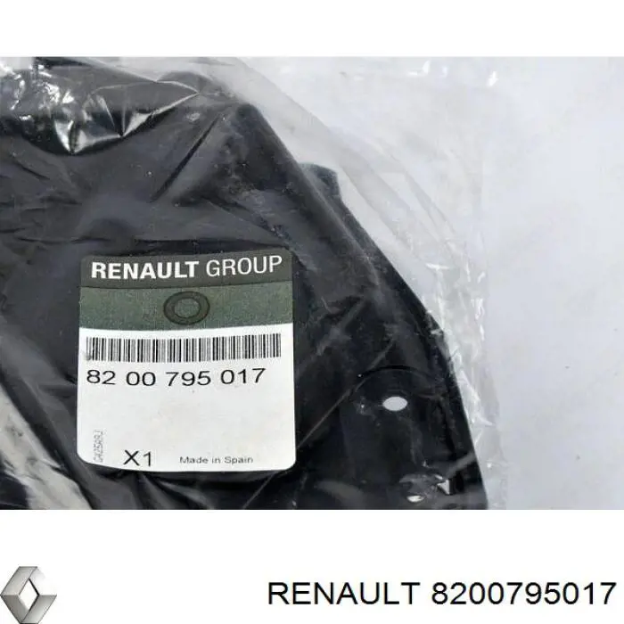 Верхняя защита ремня ГРМ, Renault (RVI) 8200795017