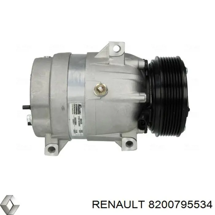 Компрессор кондиционера 8200795534 Renault (RVI)