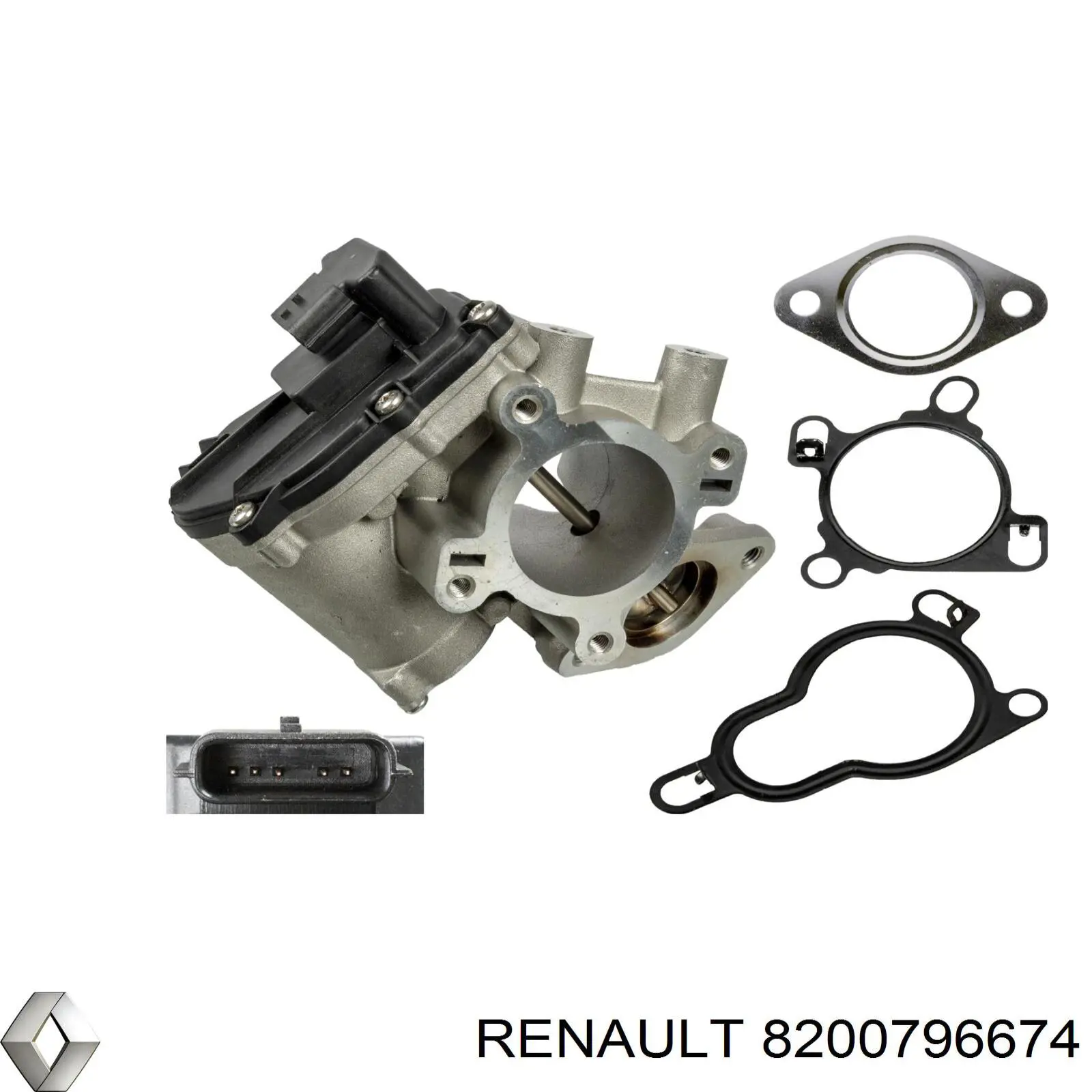 8200796674 Renault (RVI) клапан егр