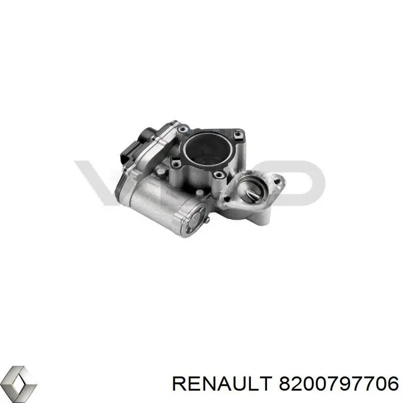 Купить 8200797706 Renault (RVI) Клапан EGR системы рециркуляции отработавших газов