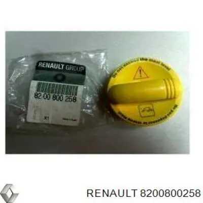 Купить 8200800258 Renault (RVI) Крышка маслозаливной горловины
