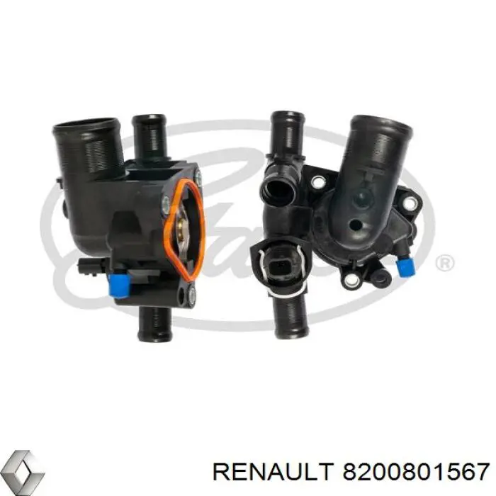 Кожух термостата Renault (RVI) 8200801567 цена, от 23.27 USD