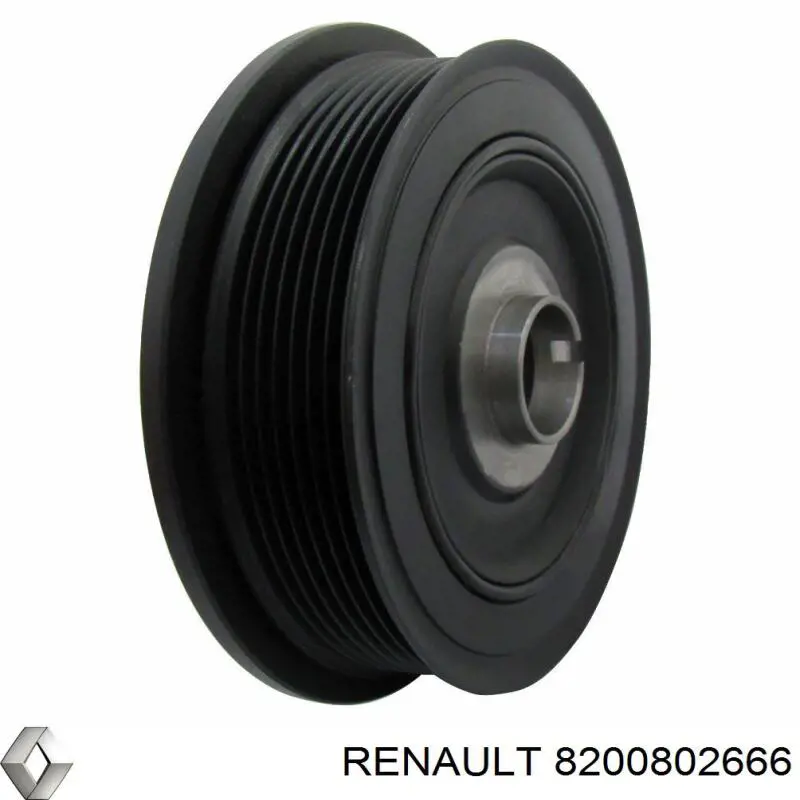 Купить 8200802666 Renault (RVI) Шкив-демпфер коленвала