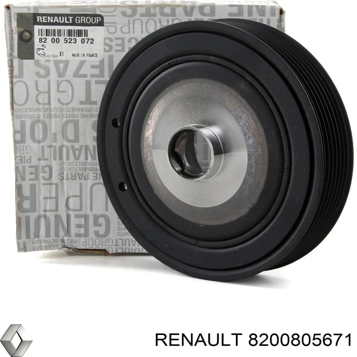 8200805671 Renault (RVI) Шкив коленчатого вала