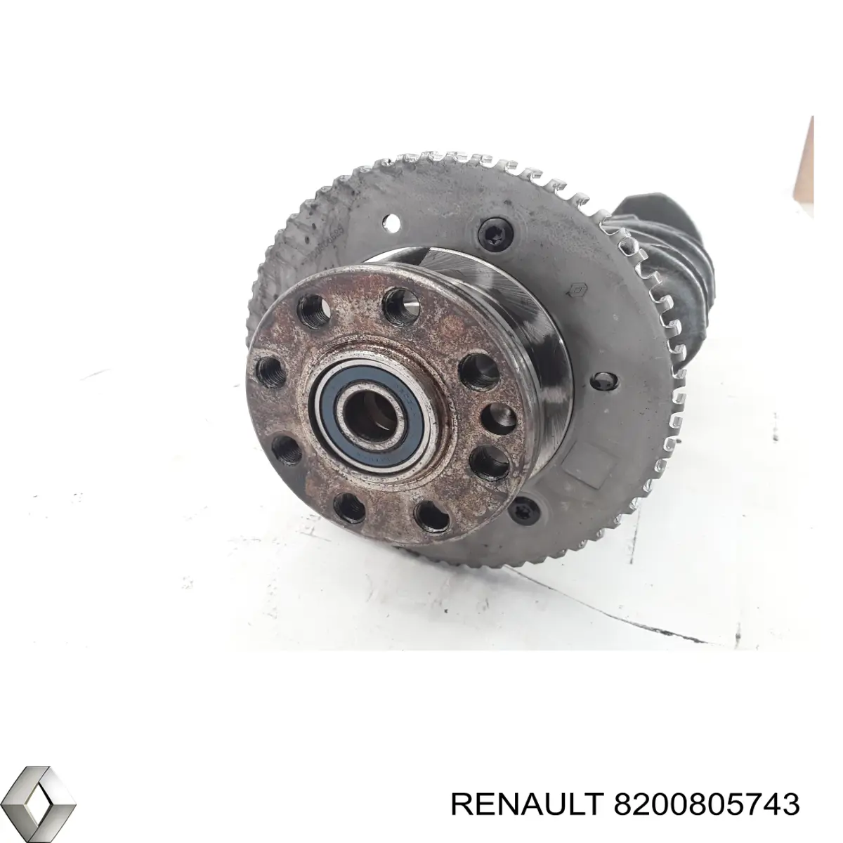 Коленвал двигателя 8200805743 Renault (RVI)