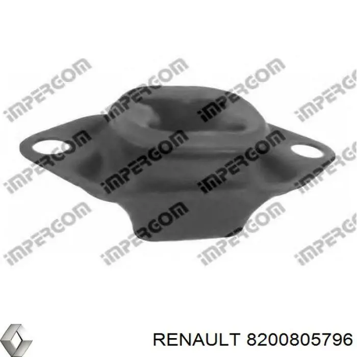 Подушка коробки передач 8200805796 Renault (RVI)