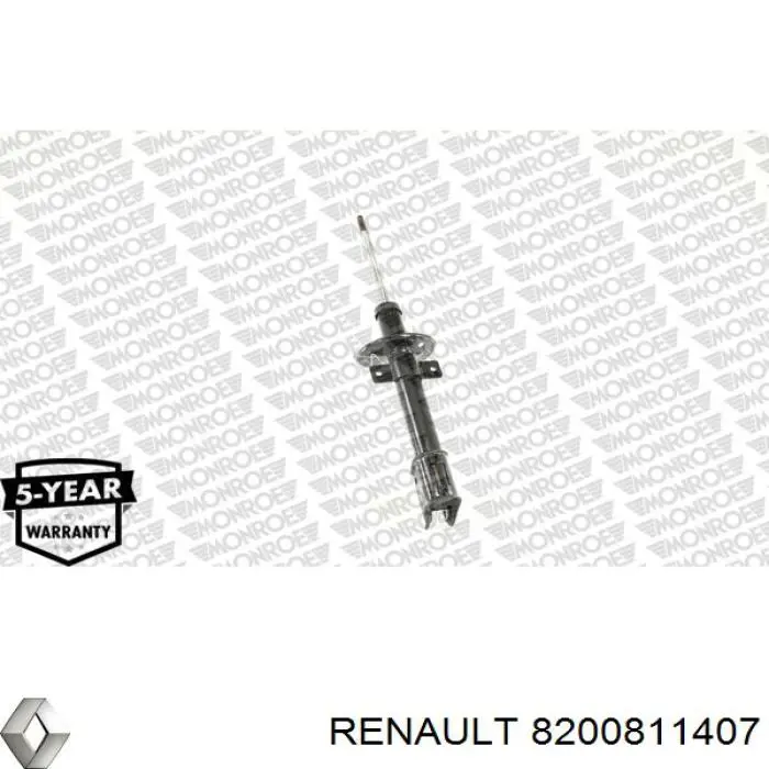 Стойка амортизатора задняя Renault (RVI) 8200811407 цена, от 47.84 USD
