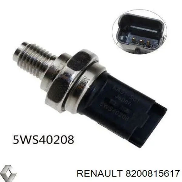8200815617 Renault (RVI) distribuidor de combustível (rampa)