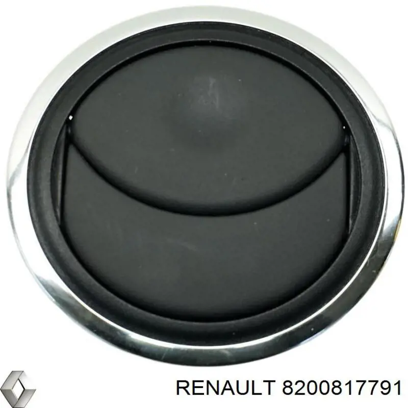 8200817791 Renault (RVI) grelha de ventilação de salão no "painel de instrumentos"