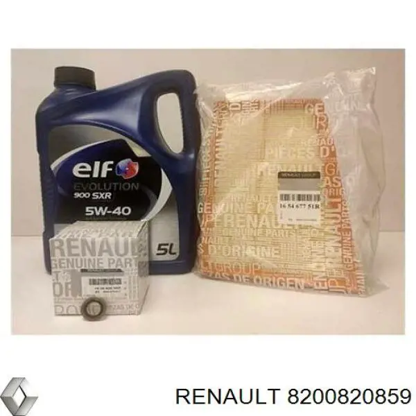 Купить 8200820859 Renault (RVI) Автомобильный фильтр воздуха