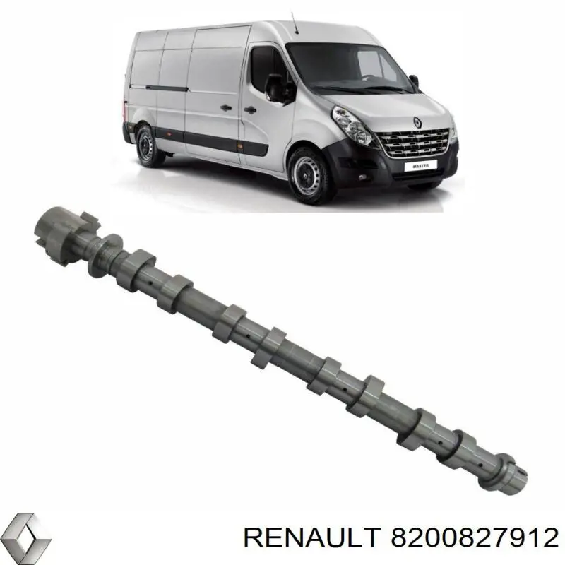 Розподільний вал двигуна впускний 8200827912 Renault (RVI)