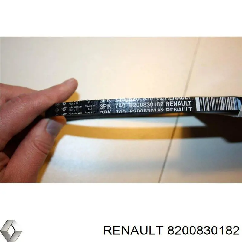 Correa trapezoidal 8200830182 Renault (RVI)