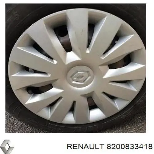Колпак колесного диска Renault (RVI) 8200833418 цена, от 32.77 USD