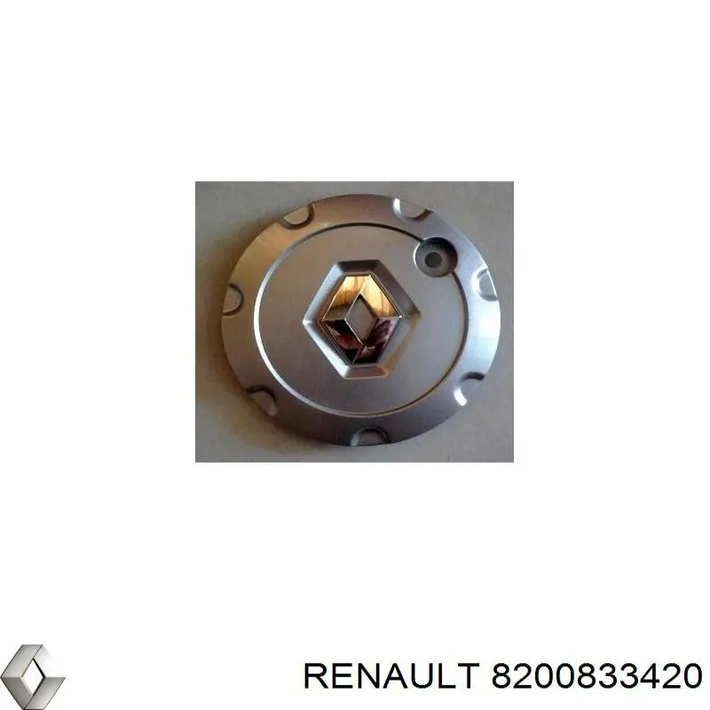 Колпак колесного диска Renault (RVI) 8200833420 цена, от 14.06 USD