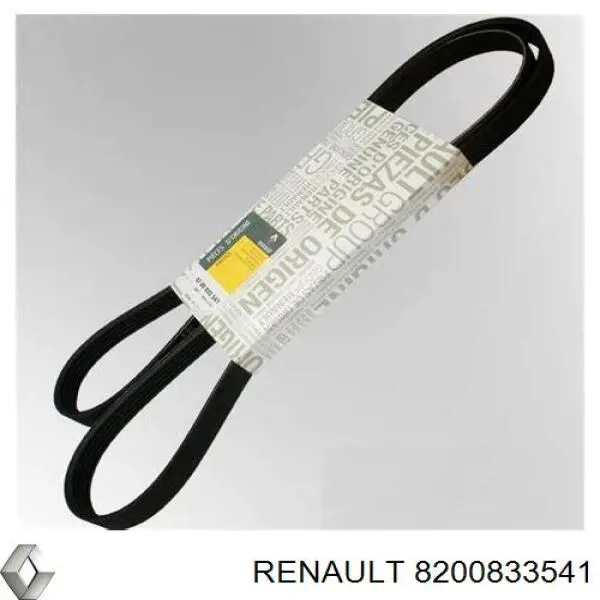 Ремінь приводний, агрегатів 8200833541 Renault (RVI)