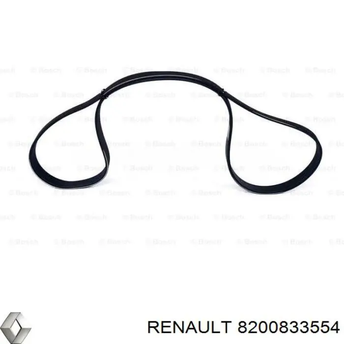 Клиновый ремень Renault (RVI) 8200833554 цена, от 17.62 USD