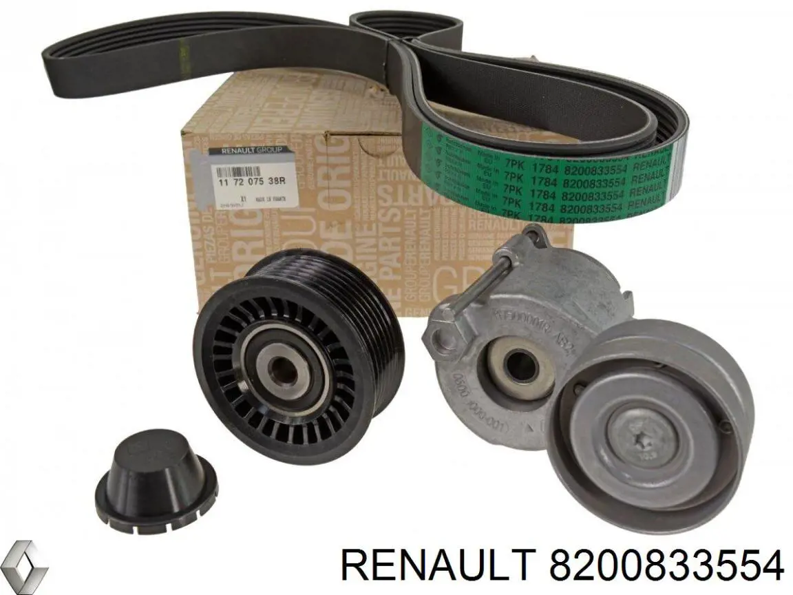 Купить 8200833554 Renault (RVI) Ремень генератора
