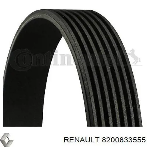 Ремень генератора 8200833555 Renault (RVI)