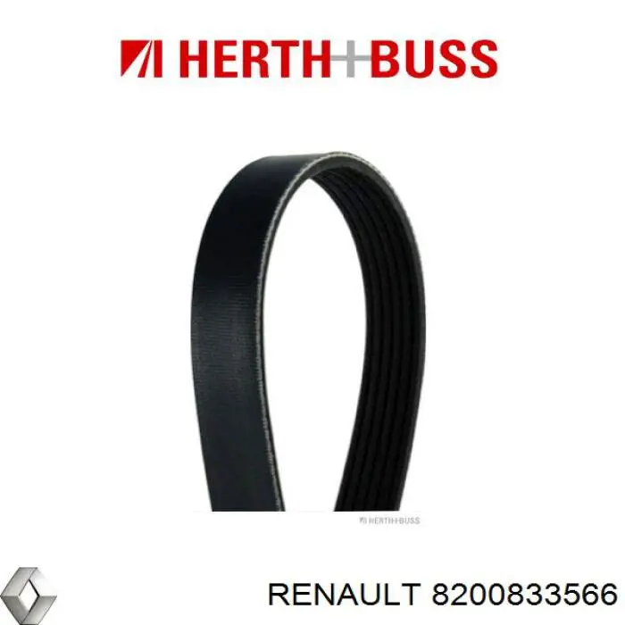 Купить 8200833566 Renault (RVI) Ремень генератора