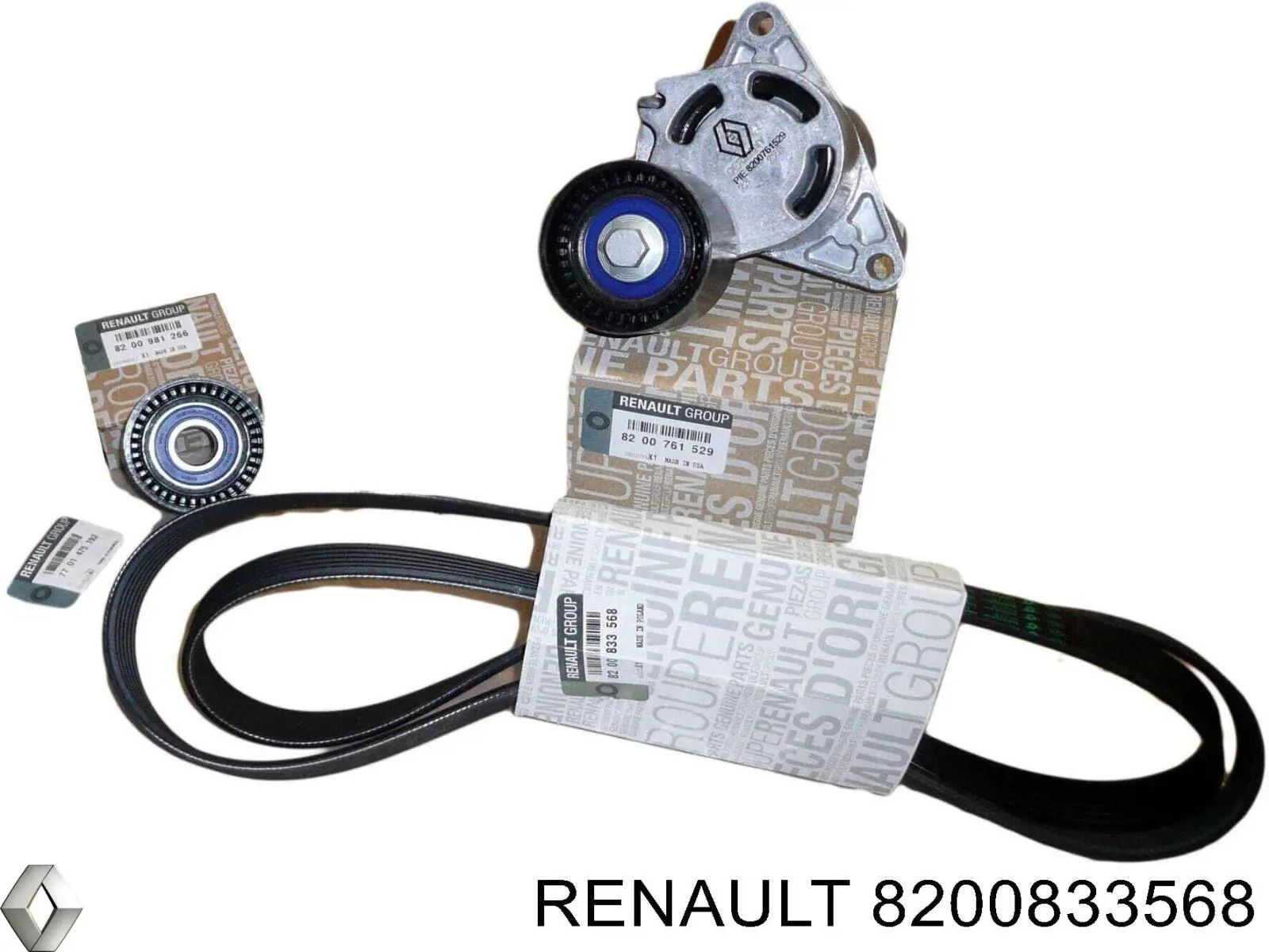 Купить 8200833568 Renault (RVI) Ремень генератора