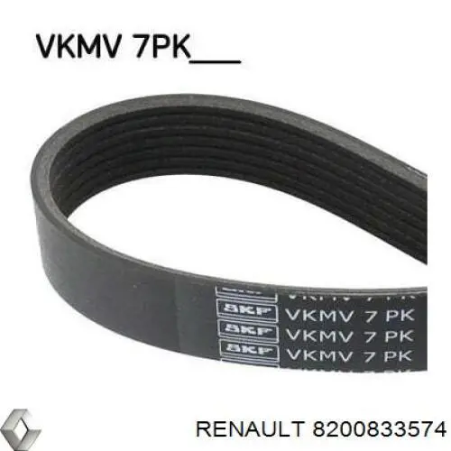 Клиновый ремень Renault (RVI) 8200833574 цена, от 13.17 USD