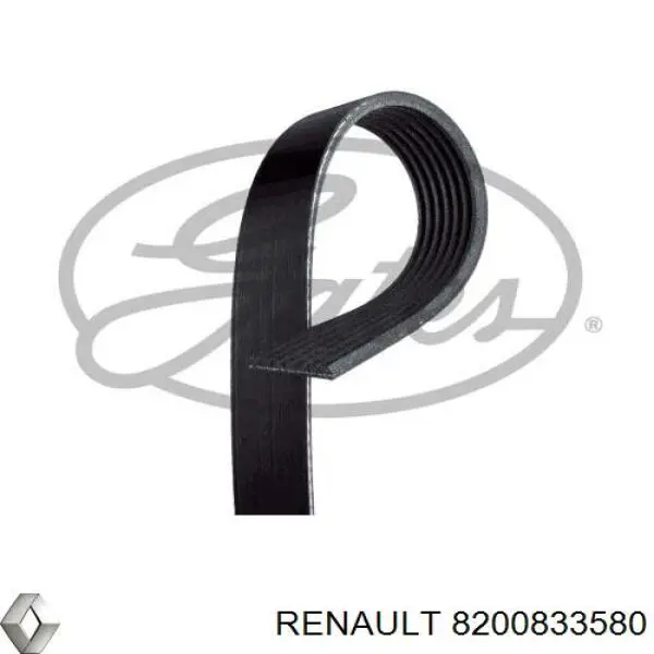 Клиновый ремень Renault (RVI) 8200833580 цена, от 14.31 USD
