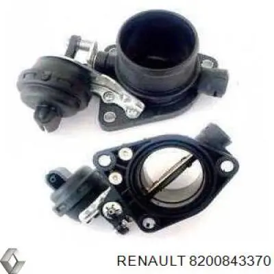 Дроссельная заслонка 8200843370 Renault (RVI)