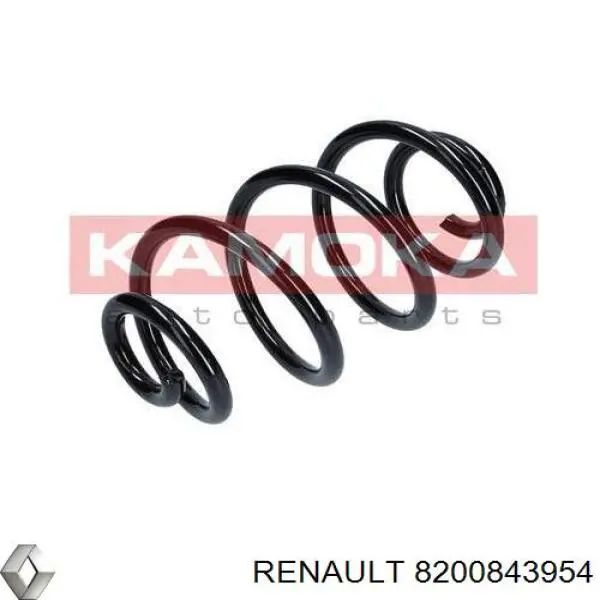 Muelle de suspensión eje trasero 8200843954 Renault (RVI)