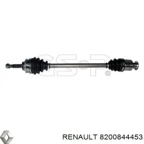Привод передний правый Renault (RVI) 8200844453 цена, от 71.36 USD