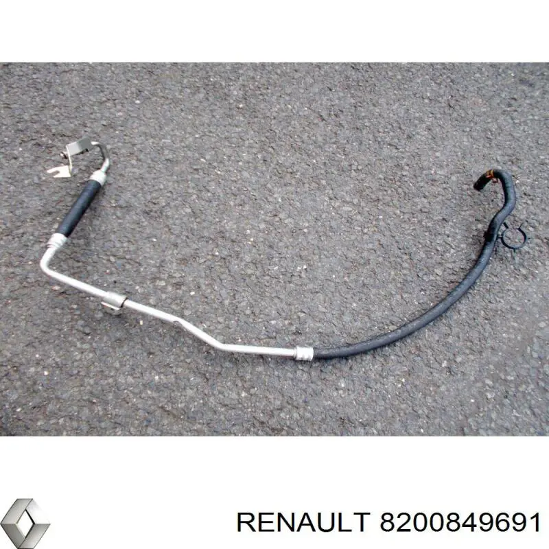 Шланг ГУР низкого давления, от рейки (механизма) к бачку на Renault LOGAN I 
