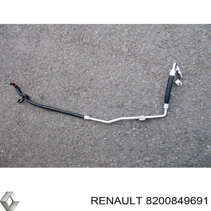 Купить 8200849691 Renault (RVI) Шланг ГУР от рейки к бачку