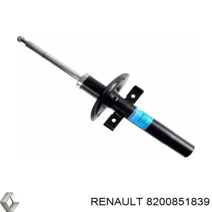 8200851839 Renault (RVI) amortecedor dianteiro