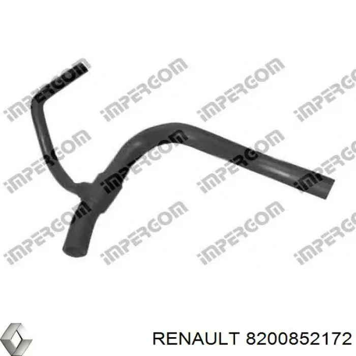 Шланг (патрубок) радиатора охлаждения нижний Renault (RVI) 8200852172