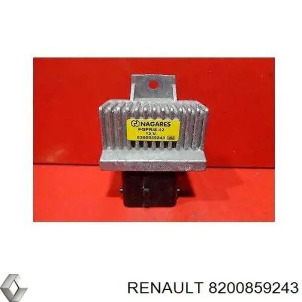 8200859243 Renault (RVI) Relê das velas de incandescência