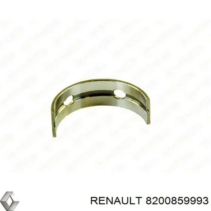 8200859993 Renault (RVI) вкладыши коленвала коренные, комплект, стандарт (std)