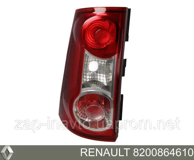 Фонарь задний правый 8200864610 Renault (RVI)