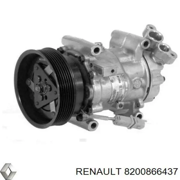 8200866437 Renault (RVI) compressor de aparelho de ar condicionado