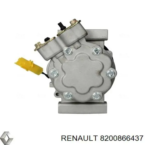 Compressor de aparelho de ar condicionado Renault (RVI) 8200866437